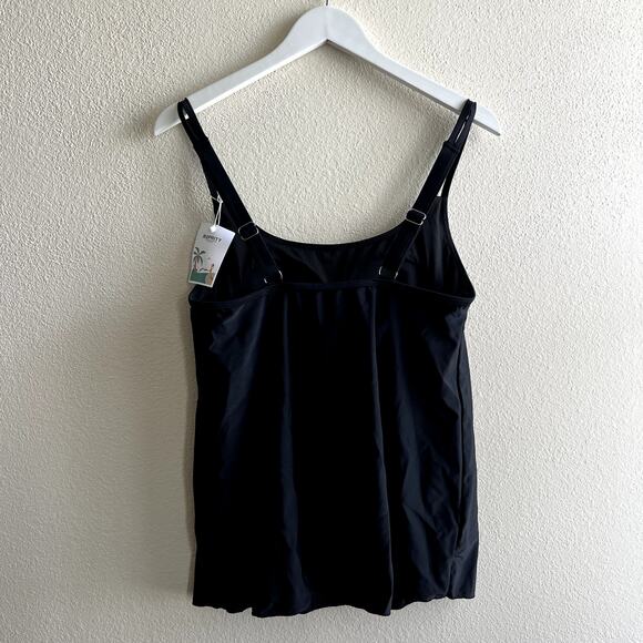 B2PRITY Black Tankini Top Large - Picture 4 of 6